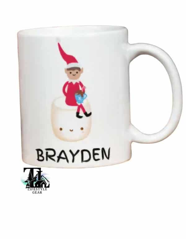 Personalized Name Elf Mug - Image 3