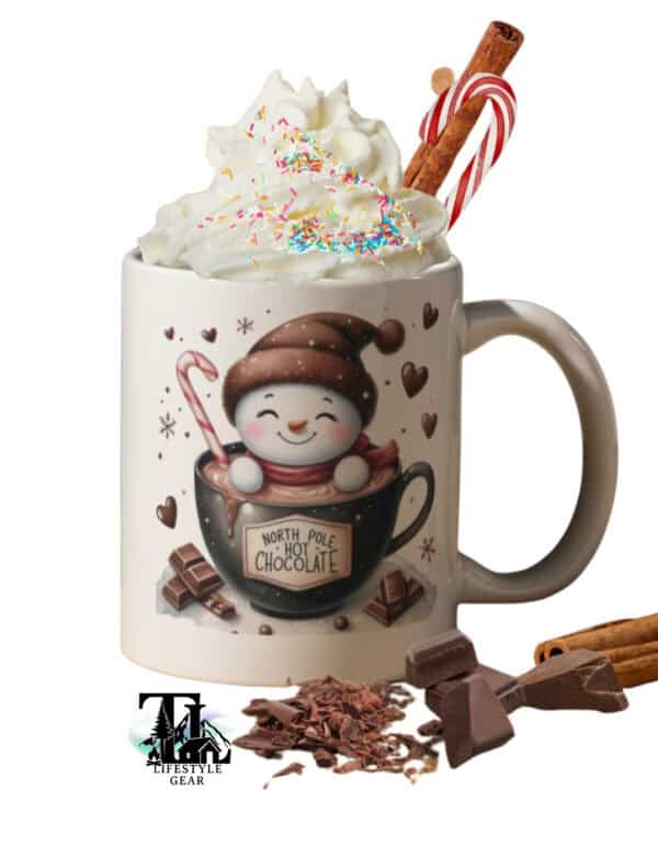 Hot Chocolate Christmas Mug - Image 4