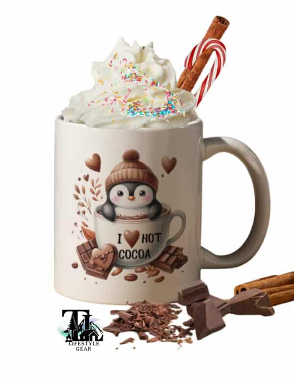 Hot Chocolate Christmas Mug - Image 5