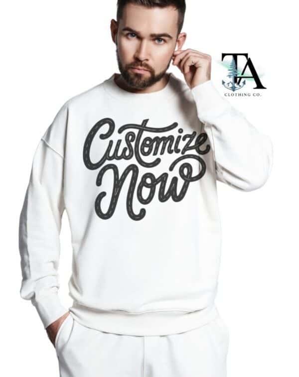 Custom Sweatshirt, Crewneck - Make it your own! - Image 3