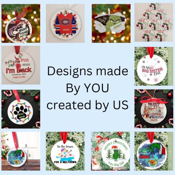 Custom Personalized Ornament – Design Your Own One-of-a-Kind Ornament - Image 4