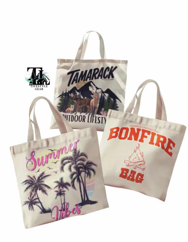 custom polyester beach bag picnic bag fishing bag hunting bag sub,imated tote for summer. tamarack gear for every lifestyle