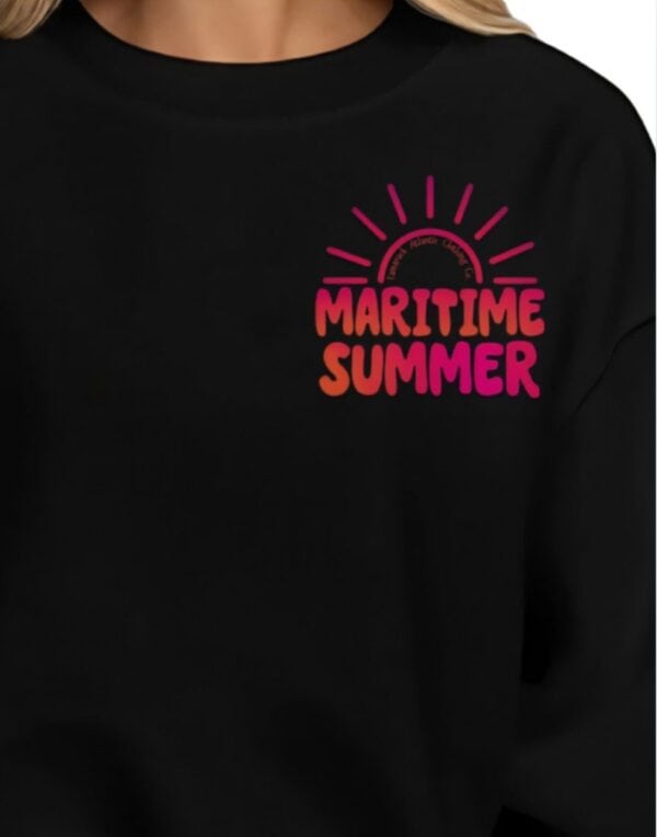 Maritime Summer| Branded Crewneck Sweatshirt - Image 4