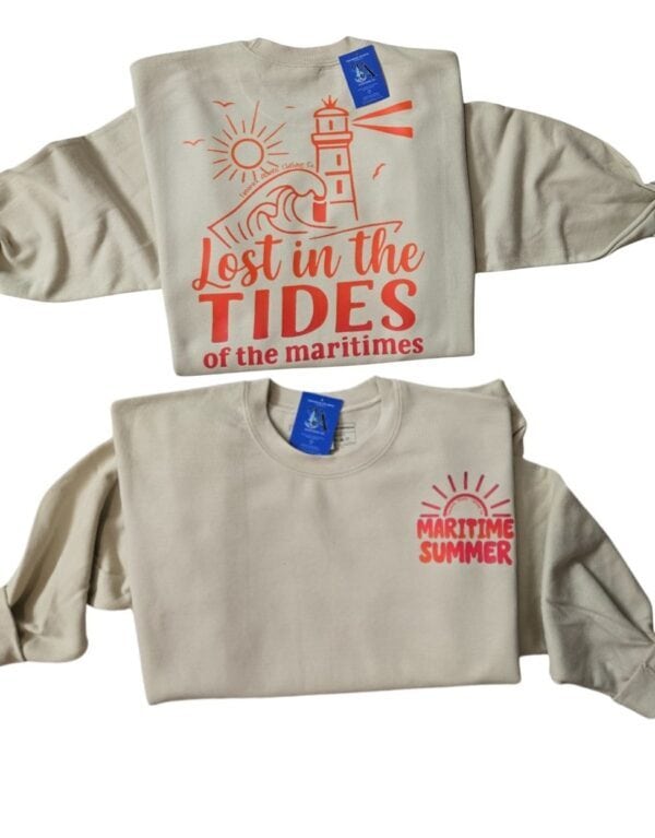 Maritime Summer| Branded Crewneck Sweatshirt