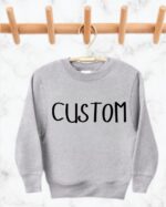 Customized Toddler and Youth Comfort Crewneck - Image 2