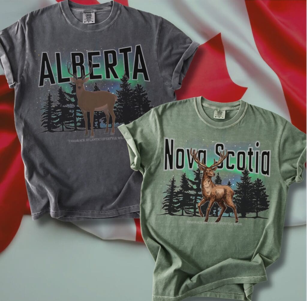 Provincial Wildlife Northern Lights Comfort Tee