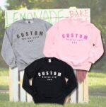 Customized Toddler and Youth Comfort Crewneck