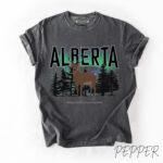 Custom Provincial Northern Lights Comfort Tee - Image 10
