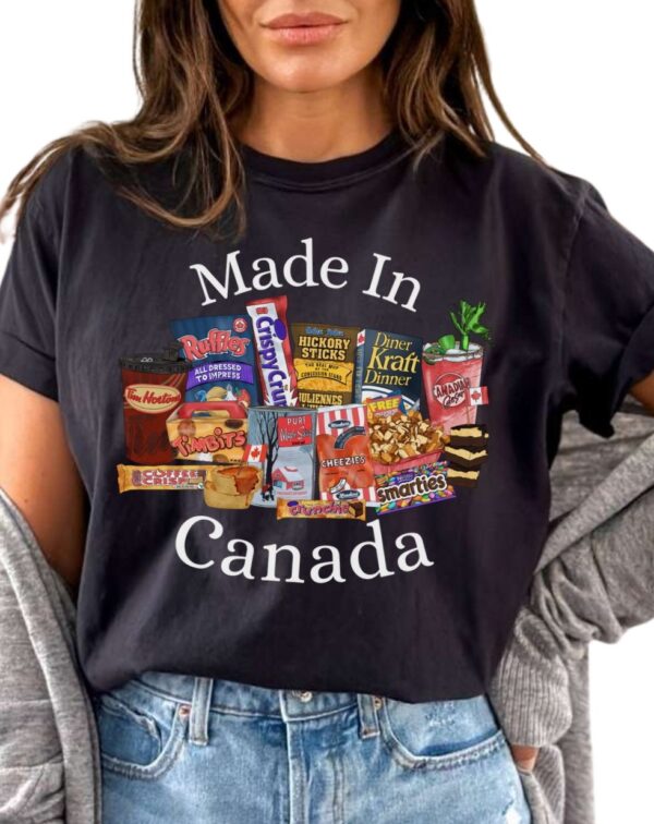 Made In Canada| Comfort Colors Tee| Black