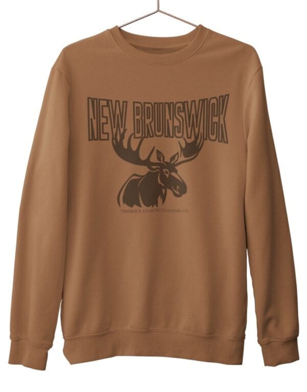 New brunswick varsity new brunswick sweatshirt maritimer apparel maritimes clothes gift for the maritimes coastal shirts, new brunswick moose sweatshirt gift for maritimer man and woman
