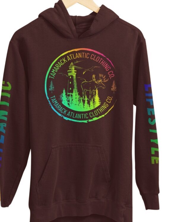 Atlantic Lifestyle Colormix Logo| Hooded Sweatshirt - Image 7