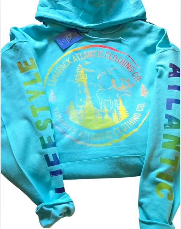 Atlantic Lifestyle Colormix Logo| Hooded Sweatshirt - Image 6