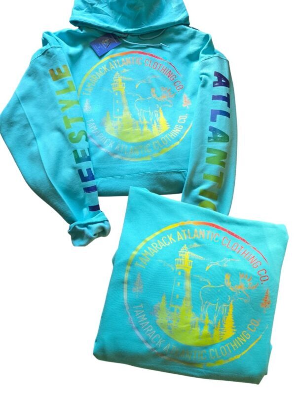Atlantic Lifestyle Colormix Logo| Hooded Sweatshirt - Image 5