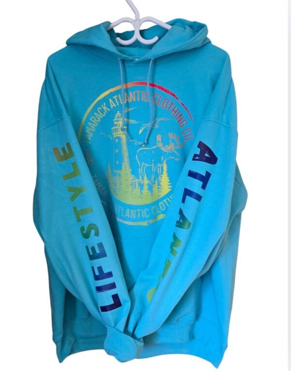 Atlantic Lifestyle Colormix Logo| Hooded Sweatshirt