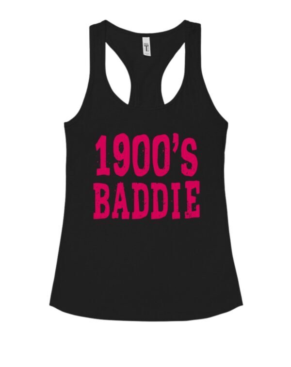 1900 Baddie| Racerback Tank| Black