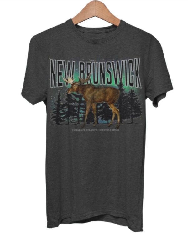 New Brunswick Outdoor Lifestyle| Gildan Tee| Dark Heather