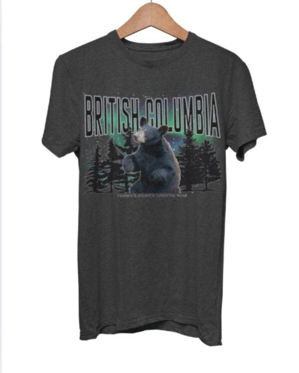 British Columbia Outdoor Lifestyle| Gildan Tee| Dark Heather