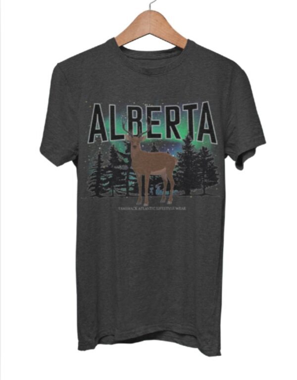 Alberta Outdoor Lifestyle| Gildan Tee| Dark Heather