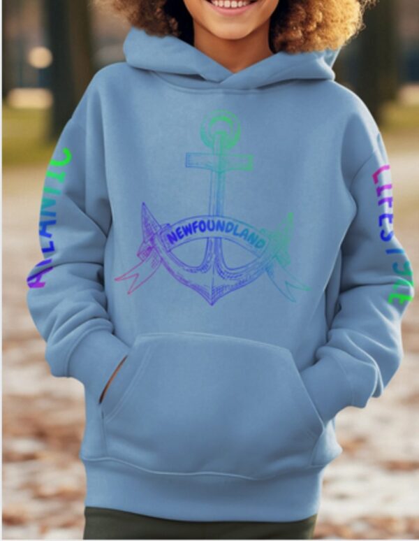 Youth Newfoundland Colormix Atlantic Lifestyle| Hooded Sweatshirt - Image 2