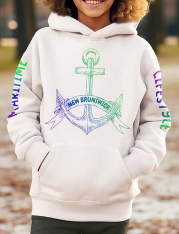 Youth New Brunswick Colormix Maritime Lifestyle| Hooded Sweatshirt - Image 3