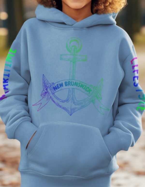 Youth New Brunswick Colormix Maritime Lifestyle| Hooded Sweatshirt - Image 2