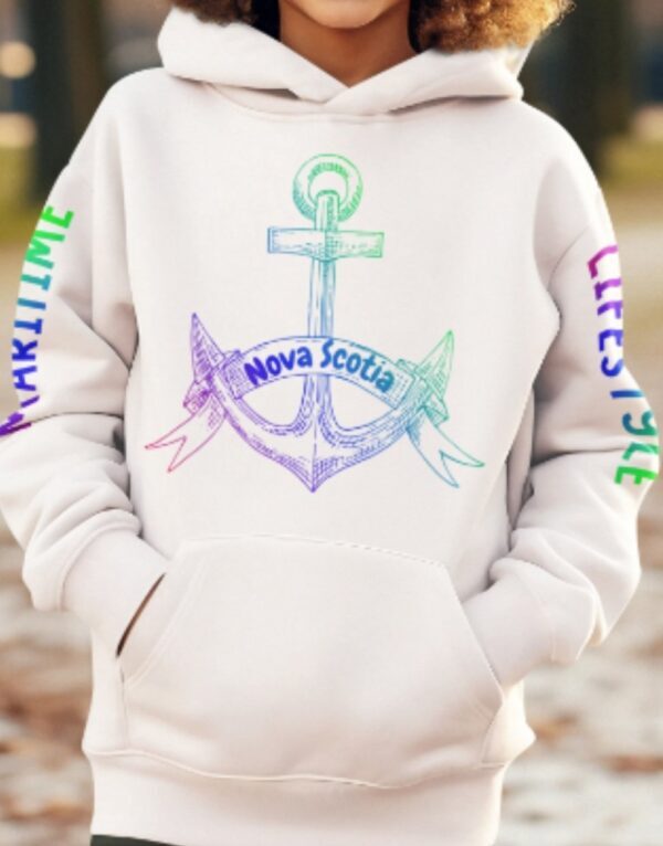 Youth Nova Scotia Colormix Maritime Lifestyle | Hooded Sweatshirt - Image 4