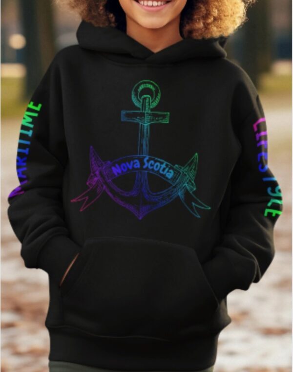 Youth Nova Scotia Colormix Maritime Lifestyle | Hooded Sweatshirt - Image 5