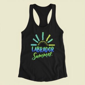 Labrador Summer| Next Level Tank| Black