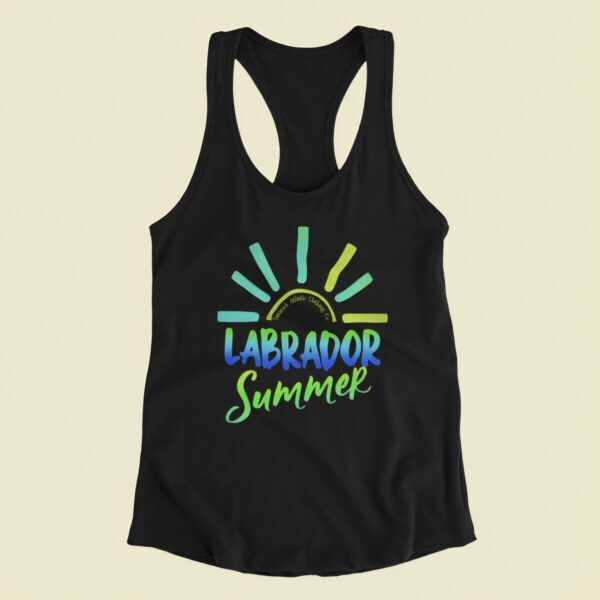 Labrador Summer| Next Level Tank| Black
