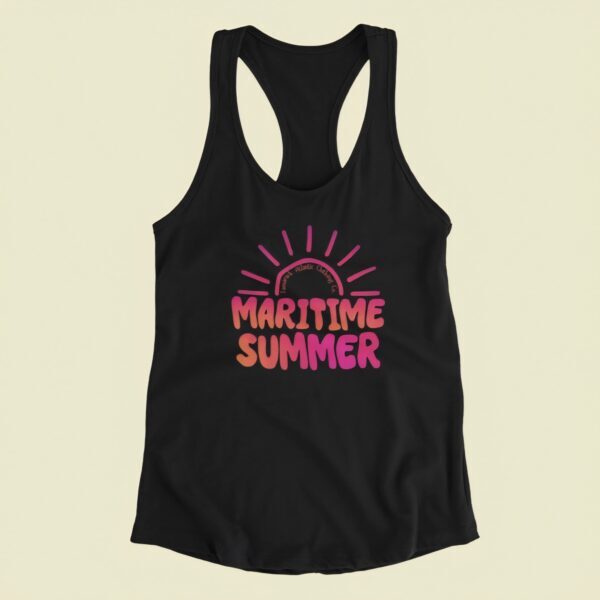 Maritime Summer| Next Level Tank| Black