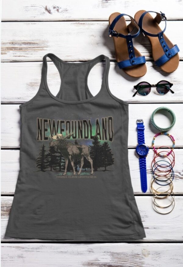 Newfoundland| Next Level Tank| Dark Grey