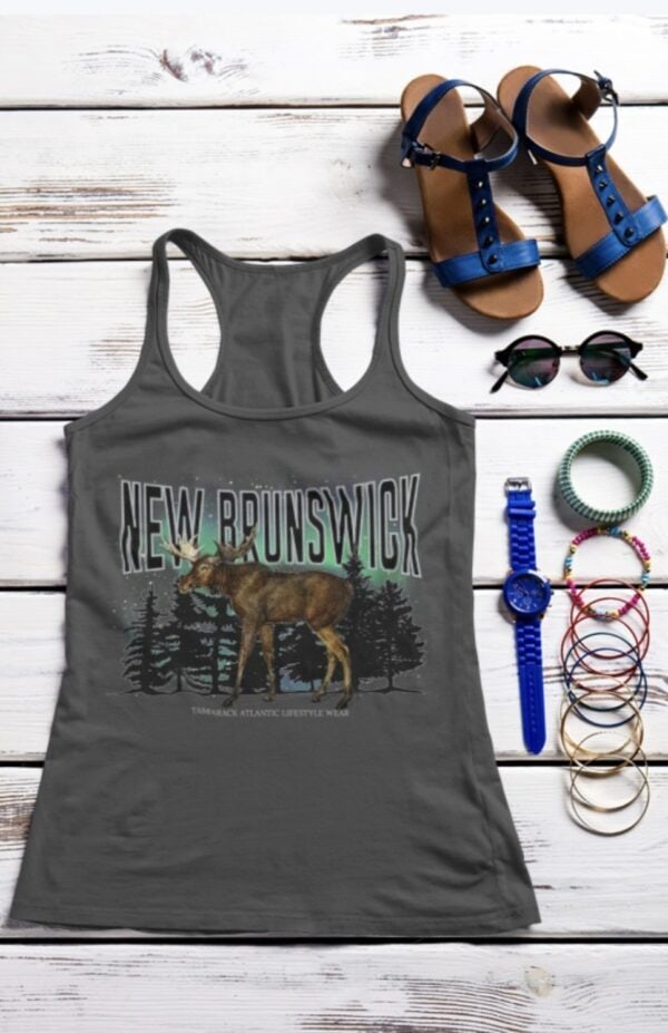 New Brunswick| Next Level Tank| Dark Grey