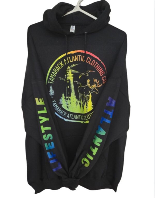 Atlantic Lifestyle Colormix Logo| Hooded Sweatshirt - Image 8