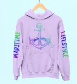 Youth Anchored To Home Colormix Comfort Hoodie - Image 5
