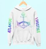 Youth Anchored To Home Colormix Comfort Hoodie - Image 7