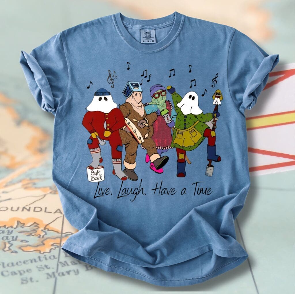 Newfoundland Live Laugh Comfort Tee