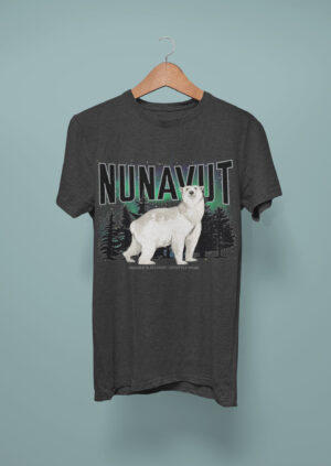 Nunavut| Outdoor Lifestyle| Gildan Tee| Dark Heather