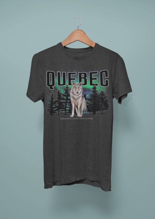 Quebec Outdoor Lifestyle| Gildan Tee| Dark Heather