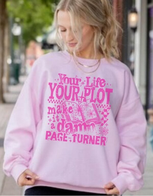 Your Life Your Plot| Crewneck Sweatshirt - Image 2