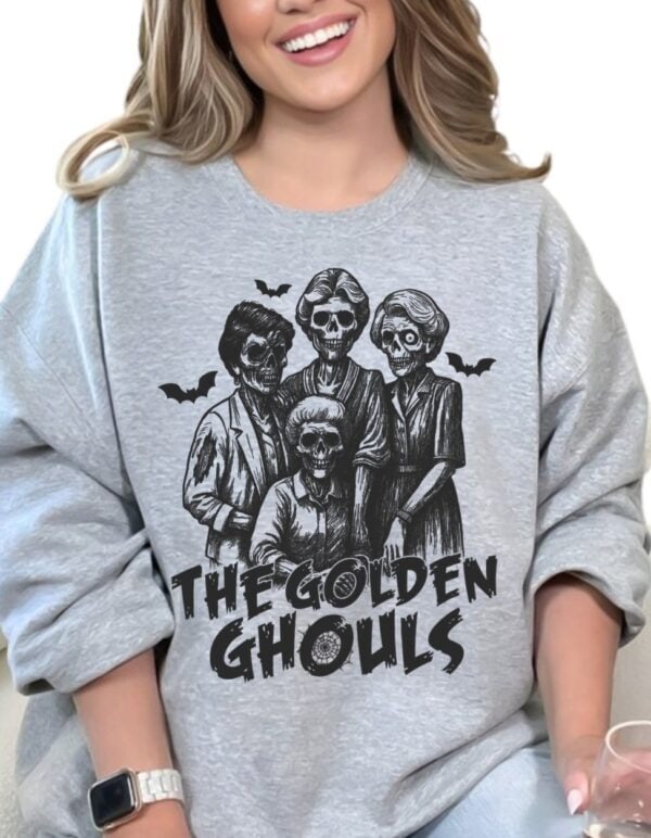 Pre-Order-The Golden Ghouls| Crewneck Sweatshirt| Ash