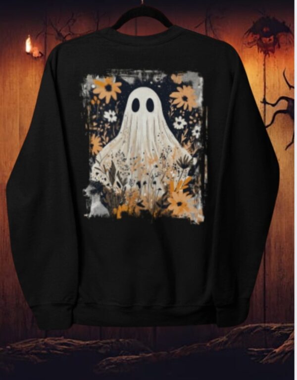 Pre-Order- Boho Ghost| Crewneck Sweatshirt| Black