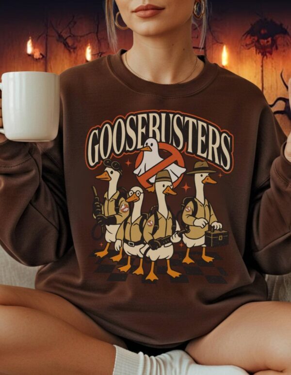 Pre-Order-Goosebusters| Crewneck Sweatshirt| Dark Chocolate