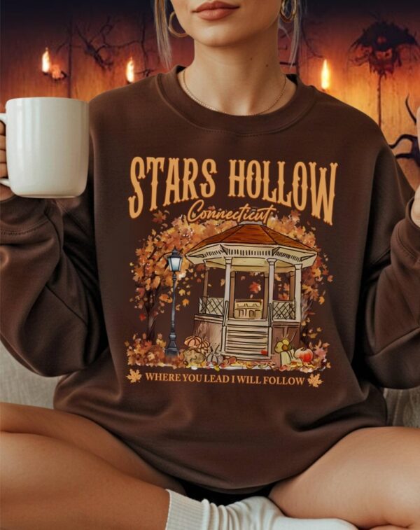 Pre-Order-Stars Hollow| Crewneck Sweatshirt| Dark Chocolate