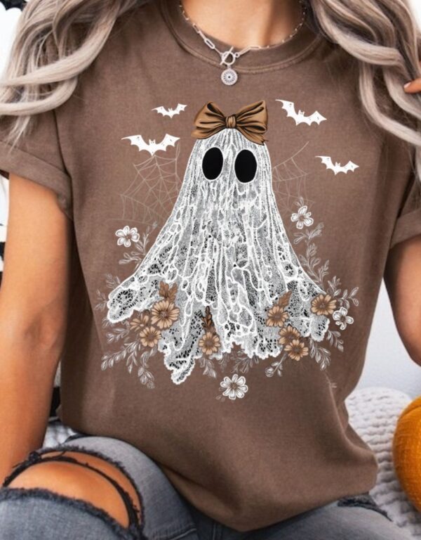 Pre-Order-Lacey Ghost| Comfort Colors Tee| Espresso