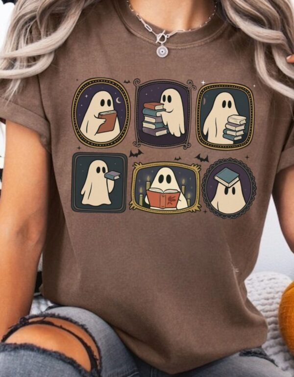 Pre-Order- Bookish Ghouls| Comfort Colors Tee| Espresso