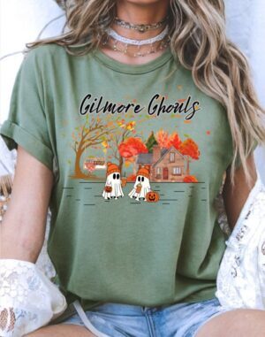 Pre-Order-Gilmore Ghouls| Comfort Colors Tee| Moss