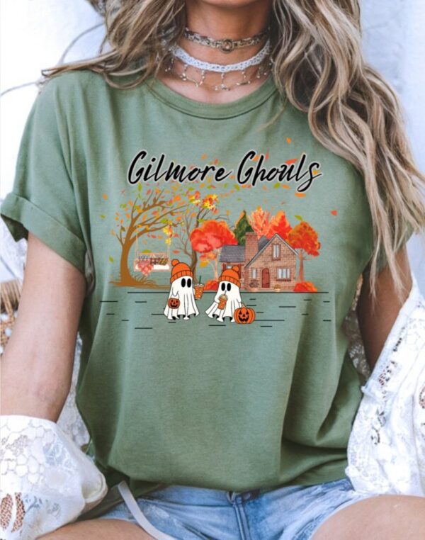 Pre-Order-Gilmore Ghouls| Comfort Colors Tee| Moss