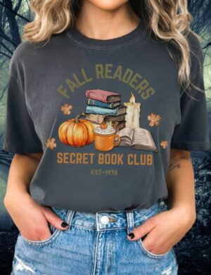 Pre-Order- Fall Reader's Secret Book Club| Comfort Colors Tee| Pepper