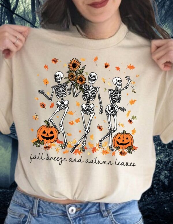 Pre-Order-Fall Breeze Skeletons| Gildan Tee| Sand