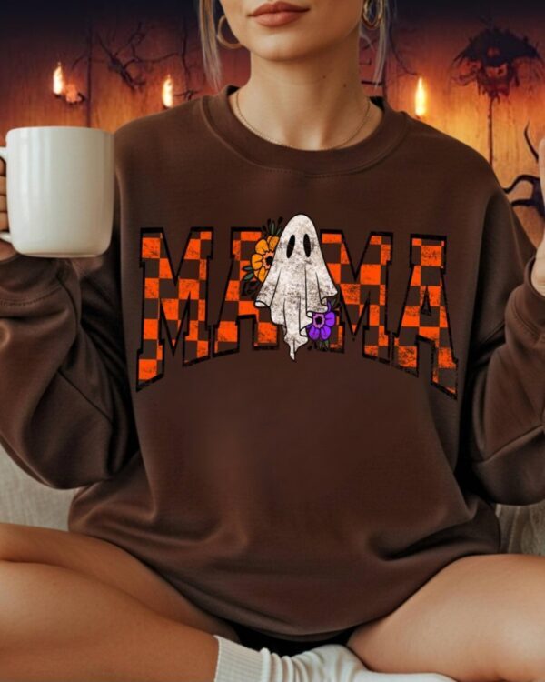 Pre-Order-Mama Ghost| Crewneck Sweatshirt - Image 2
